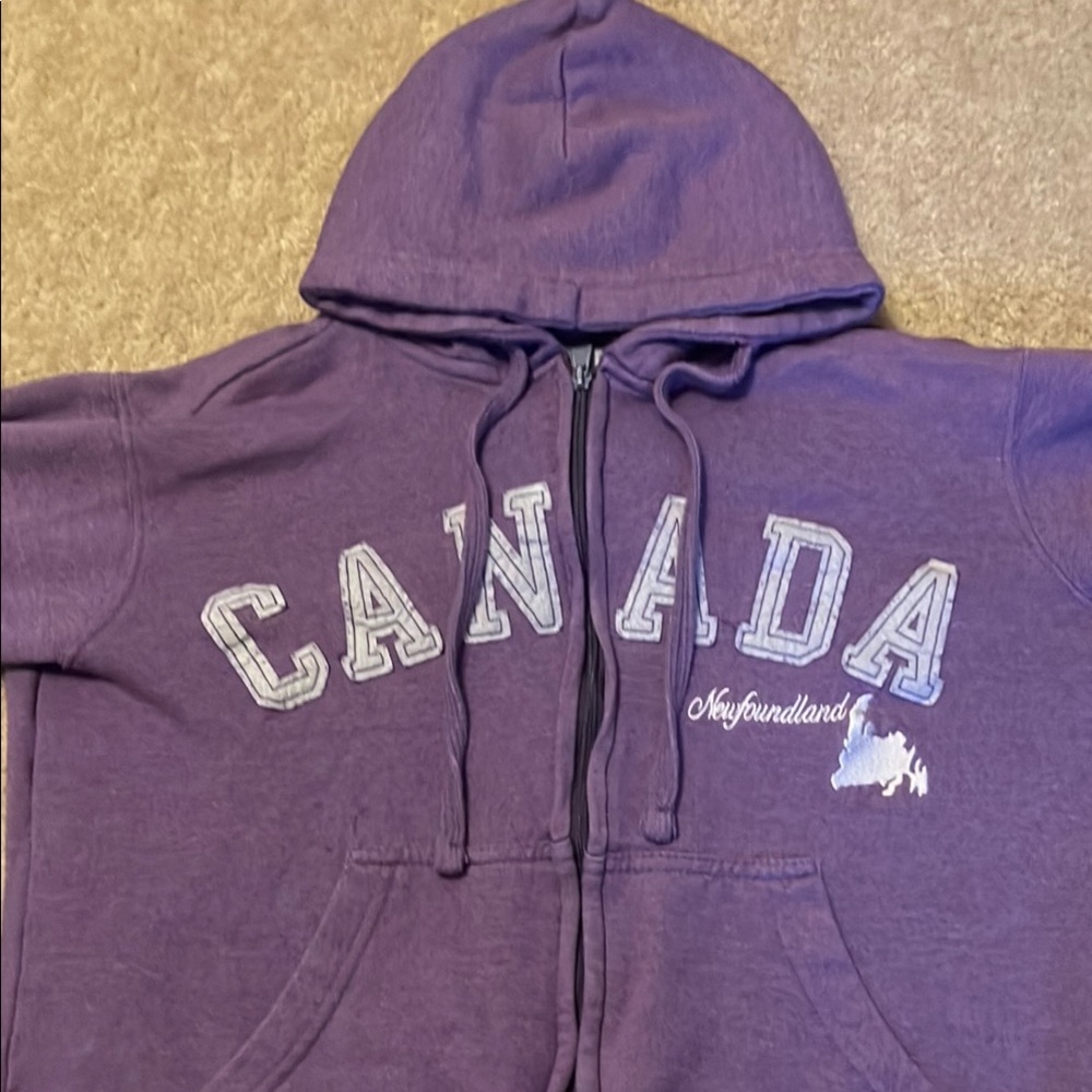 Purple Canada Zip-Up